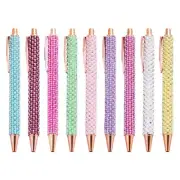 Retractable Ballpoint Pen Business Pen Beads Ballpoint Pen