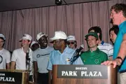 Head Coach KC Jones Danny Ainge Sam Vincent Larry Bird Jerry Sicht- Old Photo
