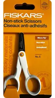Fiskars SoftGrip Micro-Tip Scissors - Fabric Scissors for Sewing, Arts, and Craf