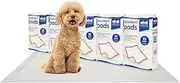 Harbour Housewares Disposable Puppy Pads - 60cm x 89cm - 50x Extra-Large Absorbent Puppy Training Pads Leak-Proof Pee Pads for Dogs, Cats, Kittens Potty Training Mats