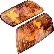 HAN-Store 1Pair Car Orange Lens Parking Corner Light Lamp Fit for Toyota Corolla AE100 AE101 E100 1993 1994 1995 1996 1997