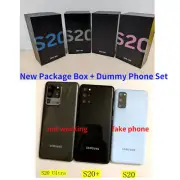 Samsung Galaxy S20/S20+/S20Ultra 5G Non working Dummy Display Phone & Retail Box