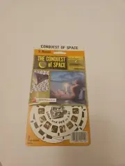 Sealed! Gaf B681 The Conquest of Space Astronautics Science view-master 3 Reels