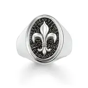 Buy Signet Ring "Fleur-De-Lis" by Thomas Sabo online - THOMAS SABO Australia