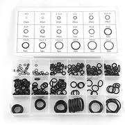 225-Piece Car Air Conditioning Compressor O-Rings Kit, 18 Size Rubber Seal Assortment, Professional AC System Compressor Gaskets for Car Maintenance, Auto Repair Accessories