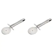 2PK Wiltshire Industrial Kitchen Utensil Stainless Steel Pizza Slicer Tool