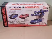 GLORIOUS MISSION ANGER ARES ROBOT TRANSFORM FIGHTING /SPEED CAR/REMOTE CONTROL