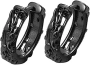 [Healvian] 1 Pair Fashionable Hoop Earrings for Men Women Unique Design Jewelry for Parties Everyday Style Versatile Accessory with Hip Hop Flair