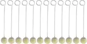 Beatifufu 30pcs Wool Daubers with Handle for Leather Dyeing DIY Projects Durable Applicator Tool for Staining Crafting Long Wool Balls Brush for Easy Use
