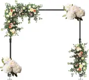 Adjustable over the Table Rod Stand, 50-94"Length, Balloon Flower Arch Stand for