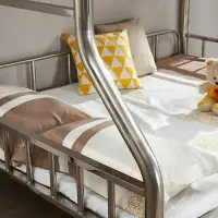 在飛比找樂天市場購物網優惠-上下鋪鐵架床304不銹鋼兒童傢用高低床雙層鋼架子母床臥室1.