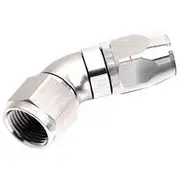 Aeroflow 550 Series Cutter Full Flow Swivel 45° Hose End -20AN, AF552-20S