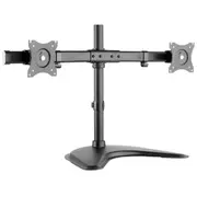 13 - 27" Inch 10kg Dual 2 LCD Monitor Screen Freestanding Desktop Stand VESA
