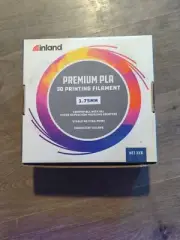 Inland 1.75 mm Black PLA+ 3D Printer Filament - 1kg Spool