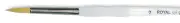 Soft-Grip Golden Taklon Round Brush Size 8
