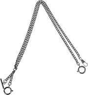 [AKOOSY] Vintage Pocket Watch Chain Alloy Decorative Chain with Heavy Duty Claw Closure Retro Style for Hanging Pocket Watches Keys and More present Option