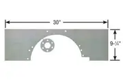 Competition Engineering Motor Plate Mid-Mount Steel 0.090in. Thick For Ford Small Block Each