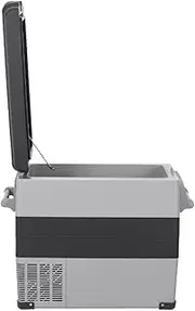 NCF45 12v Portable Camping Outdoor Van Fridge Freezer Dual Zone Car Refrigerator With Wine Bottle Holder