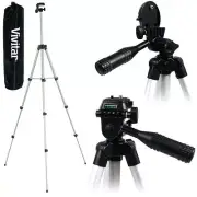 Lightweight Vivitar 50" Photo/Video Tripod For Pentax K50 K-50 K-S1 K-S2
