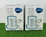 Brita On Tap Water Filter Refill Replacement Cartridge 2 Pack Above Sink / New