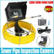 20/30/40/50M IP68 Waterproof Sewer Pipe Camera w/5 Inch Monitor, 1200TVL, 8LED