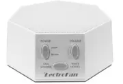 LectroFan High Fidelity White Noise Machine & Sleep Timer Global Edition - WHITE