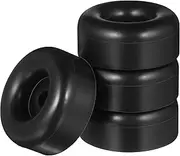 Enhanced Stability and Scratch Prevention 4 Pcs Round Rubber Bumpers for Trailer Door from Easy to Install