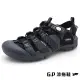 G.P(男)戶外越野護趾鞋 涼拖鞋 男鞋-黑色B12-G2393M-10
