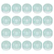 20 Pcs Footswitch Toppers Guitar Pedal Button Caps, Bright Light Blue