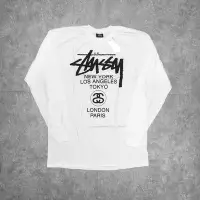 在飛比找Yahoo!奇摩拍賣優惠-【Faithful】STUSSY LS WORLD TOUR