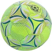 ibasenice Glow Dark Soccer Ball Standard for All Ages Durable and Safe Football Gear for Training Matches and Recreational Play for Teens and Adults