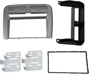 ZFGVGNMTYA AP68-2 Din Car Fascia Left Wheel Dash Mounting Installation Trim Frame Stereo Kit Compatible with Fiat Grand Compatible with Punto 2005-2009 Dashboards and Instrument Panels