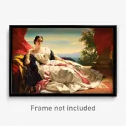 Franz Xaver Winterhalter - Portrait of Leonilla, Princess of Print 11x17 Art