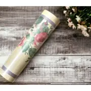 4 Rolls Dimensions Vintage Wallpaper Border 5.4 yd Pearlescent Roses Shabby Chic