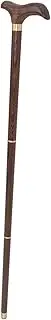 Wood Walking Cane for Seniors Antislip Hiking Stick Three Section Design for Enhanced Grip and Balance Portable Trekking Pole for Outdoor Activities for Men and Women