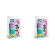 4pc Crazy Sensations Mix'In Sensations Kids Sensory Slime Toy Green/Purple 6y+