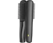 Hair Straightener Brush Negative Ion Heating Hair Straightening Brush - Black