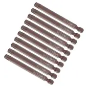 10pcs T40 Magnetic Torx Screwdriver Bit 3" Long Magnet 6 Point Tamper Proof