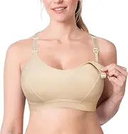 [DuBom] Women Maternity Nursing Sports Bra Padded Racerback Wirefree Breastfeeding Sleep Post Pregnancy Support Bra
