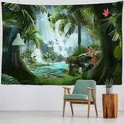 Big Nature Forest Tapestry Vintage Wall Decoration Wall Hanging Decor Art Tapestry Home Decor (W)200×(H)150CM