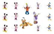 Mickey Mouse & Friends Pre-Cut 1 Inch Bottle Cap Images (6 Options)