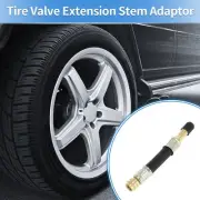 Tire Valve Extension Stem Adaptor 120mm Length Durable Copper Tone Black