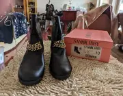 Sam & Libby black Liam style ankle boots