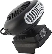 Small Space Heater Battery Powered Electric Heater Fan 2 Gears 18V Portable for Worksite Jobsite