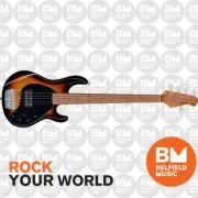 Sterling by Music Man StingRay RAY35 Bass Guitar 5-String Vintage Sunburst