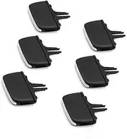 DEMULAX for Volvo, XC90 V90 S90 Car Air Conditioner Vent Clip Repair Kit Front Rear AC Vent Grille Outlet Tab Clip Slider Car Air Vent Clip(Black OneColor)