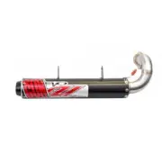 Big Gun EVO Steel Slip-On Exhaust w/ Black Tip For Polaris RZR S 900 2016-21