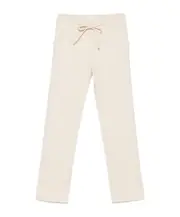 drawstring casual pants 48 White