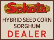 Sokota Hybrid Seed Corn, Sorghum Dealer NEW METAL SIGN: 9x12" Ships Free