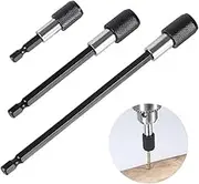 3Pcs Drill Bit Extender,1/4 Inch Hex Shank Quick Release Bar Socket, Magnetic Socket Screwdriver Bit Holder 2.5" 4" 6" Extension Chuck Adapter Set for Screws,Drill, Driver and Handheld Driver